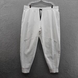 DSG Sport Fleece Jogger Mens XXL Pure White 4-Way‎ Stretch Comfort Warm